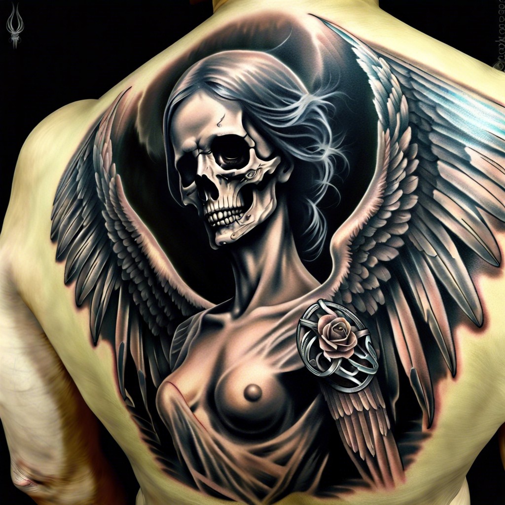 angel of death with wings