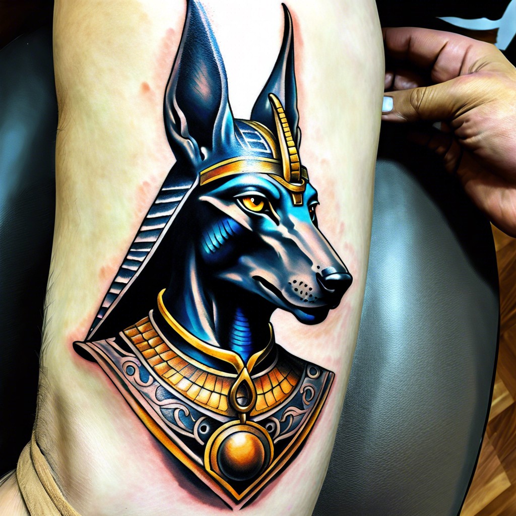 anubis with scales of justice