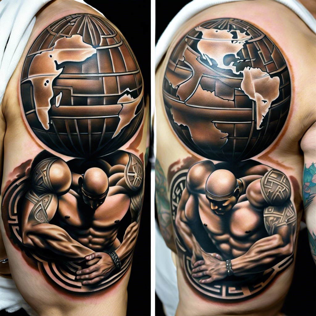 15 Atlas Tattoo Ideas for Inspired Ink Enthusiasts – This Makes Tattoo