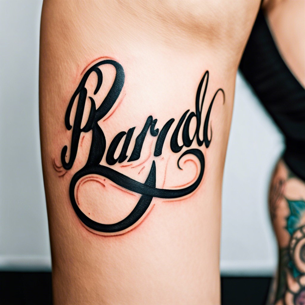 bardi gang in bold cursive lettering