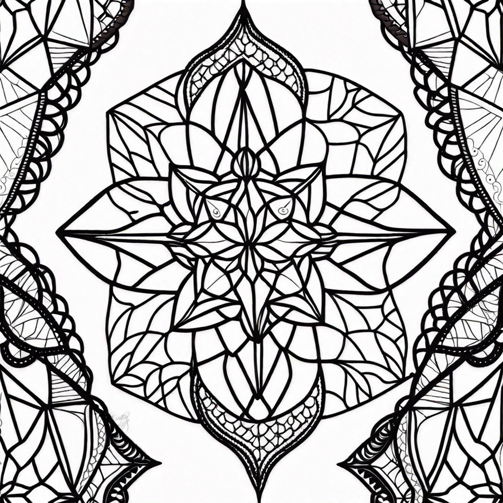 geometric lace