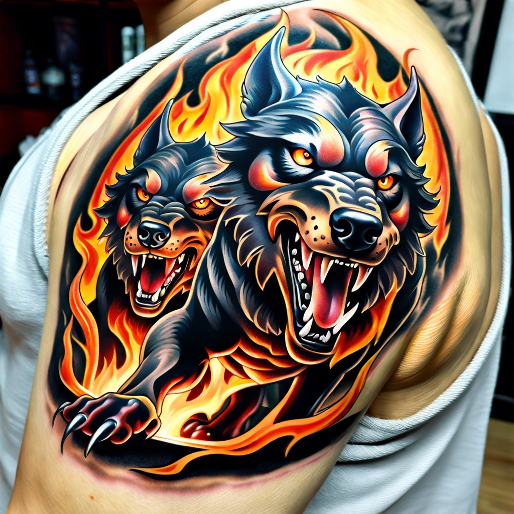 15 Cerberus Tattoo Ideas for Mythology Lovers