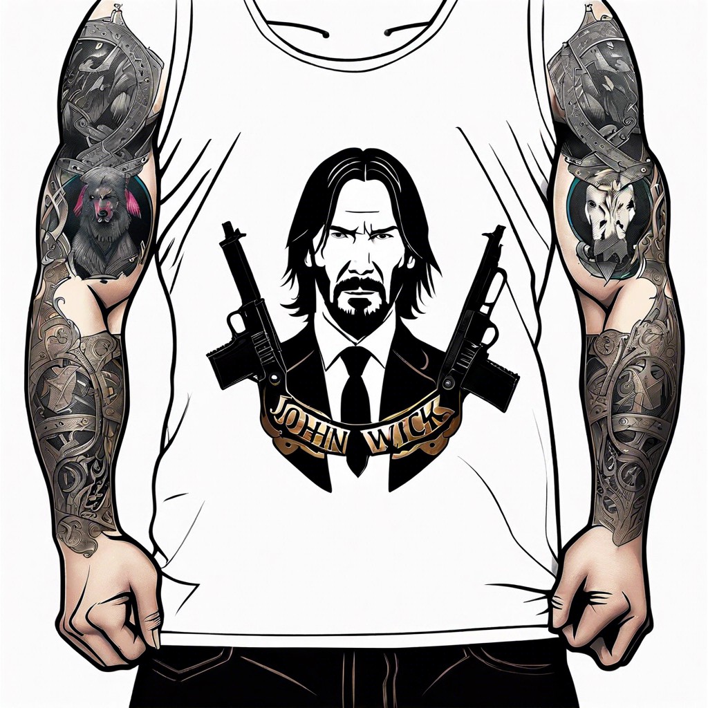 15 John Wick Tattoo Ideas for Fans of the Iconic Franchise