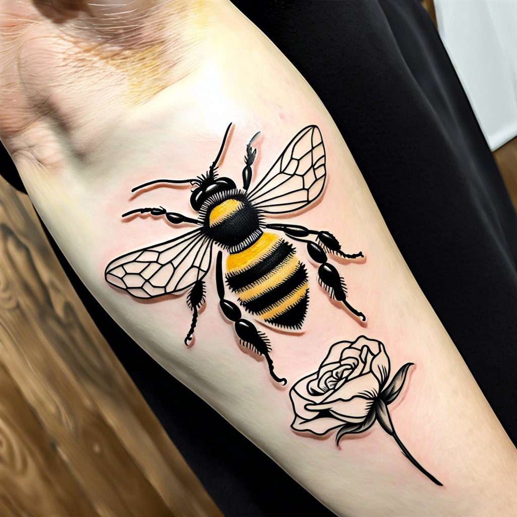 15 Bee Tattoo Ideas for Nature-Inspired Ink Inspiration