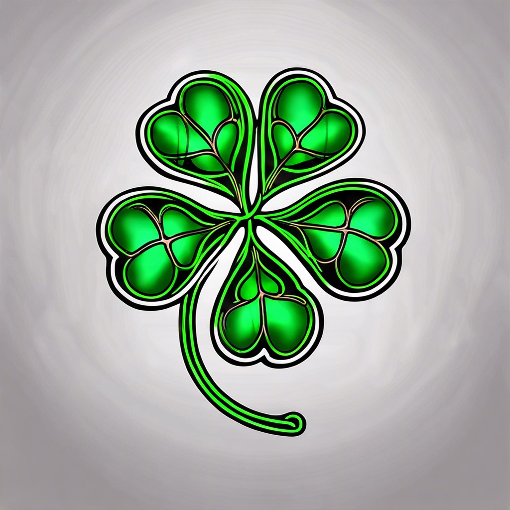 15 Unique Four Leaf Clover Tattoo Ideas for Inspiration