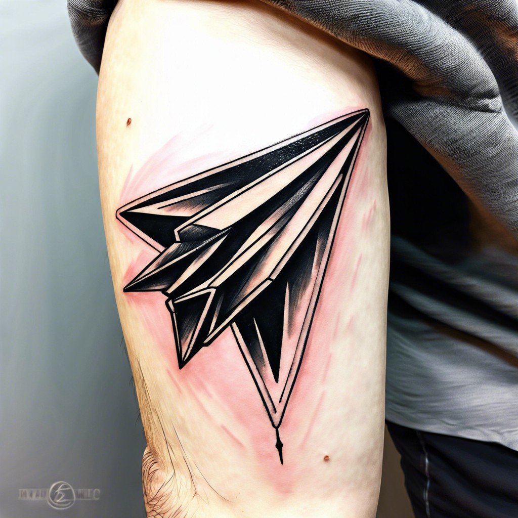 paper plane outline