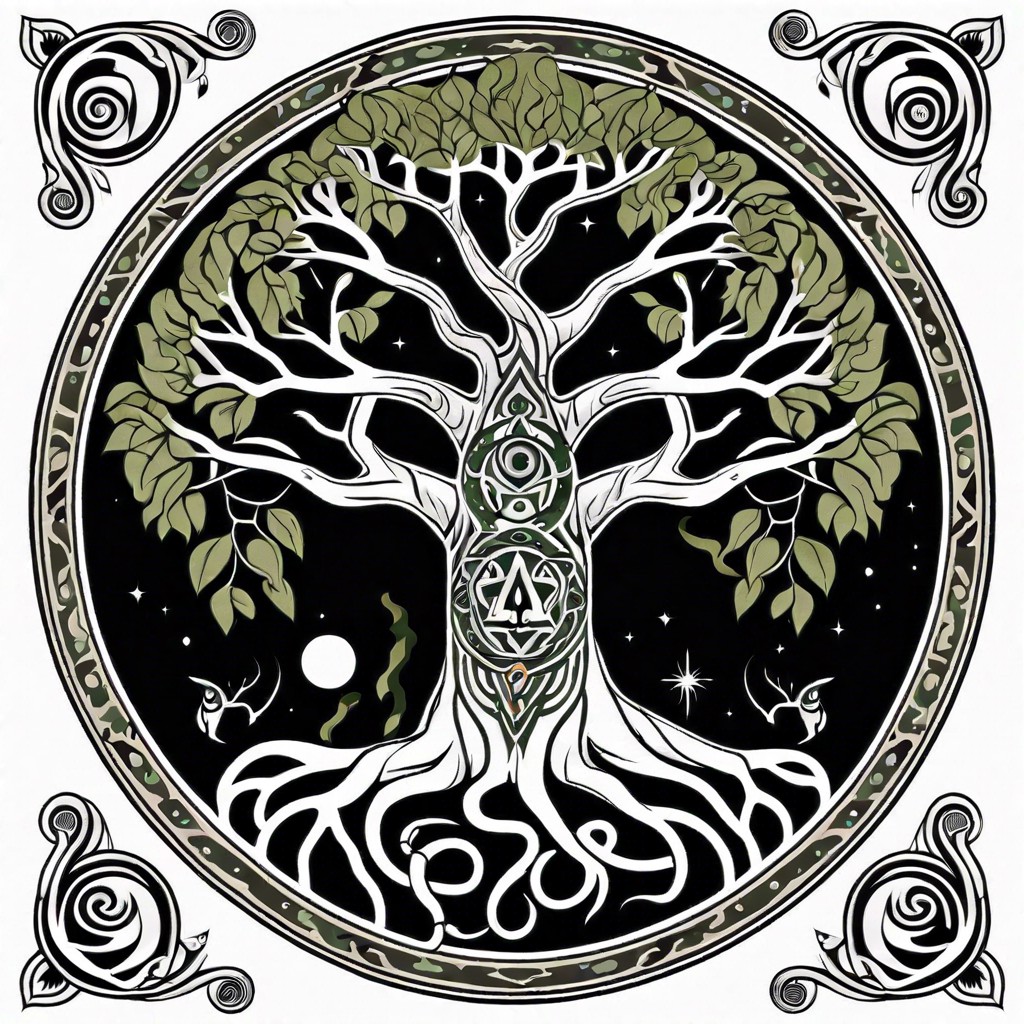 15 Yggdrasil Tattoo Ideas for Norse Mythology Enthusiasts