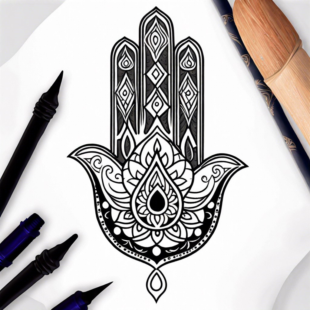 15 Hamsa Tattoo Ideas That You’ll Love