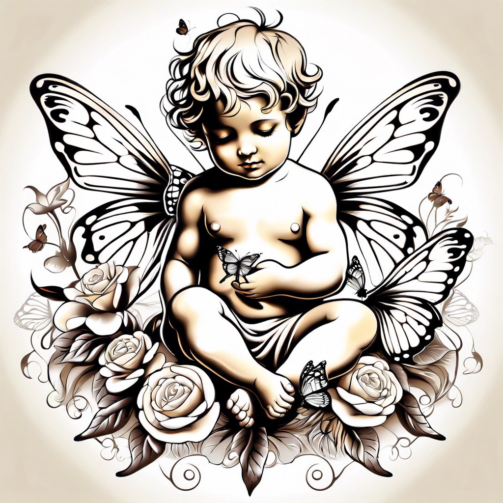 15 Cherub Tattoo Ideas for Divine Inspiration